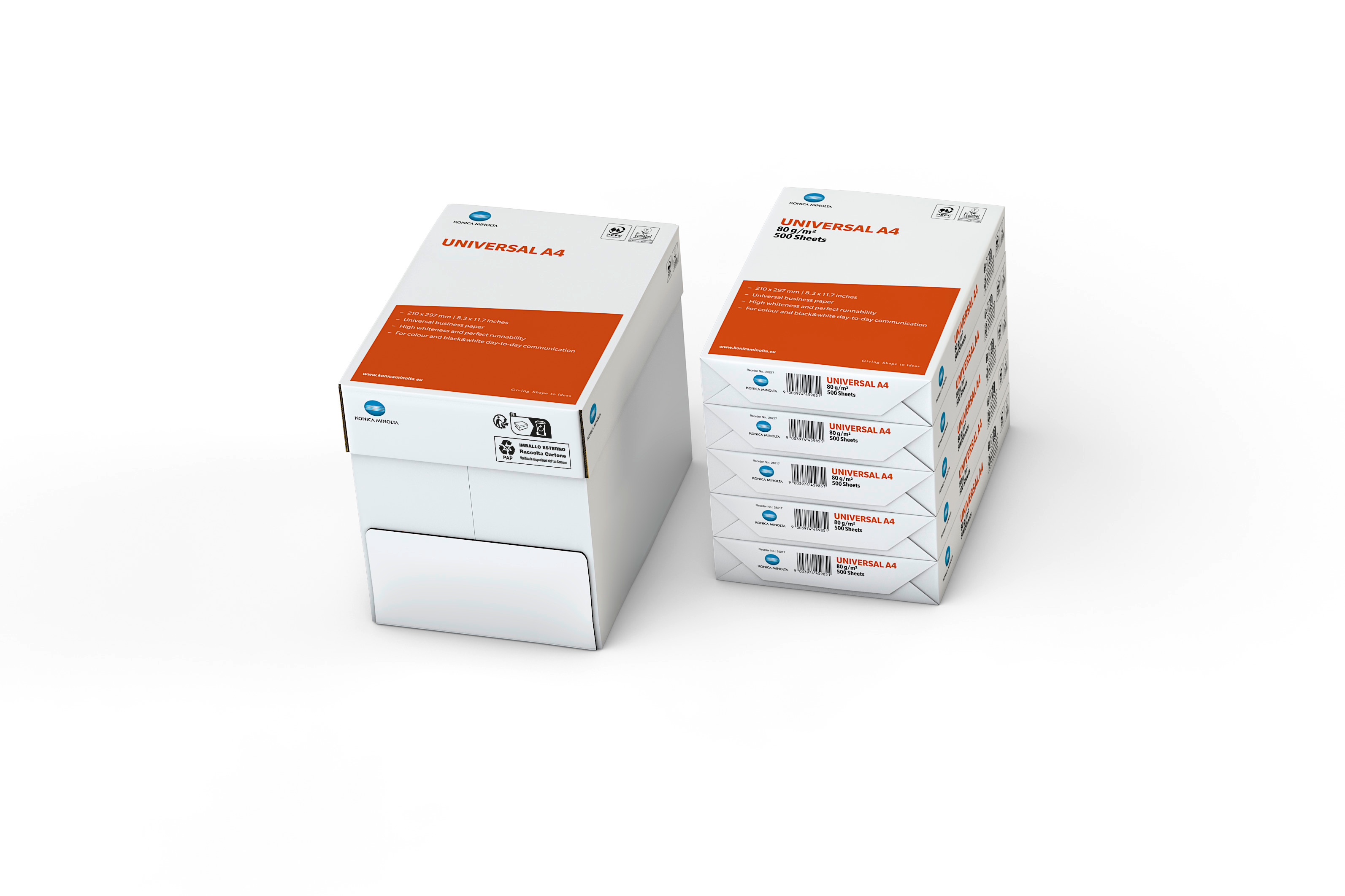 Universal A4 80g / 2.500 Blatt