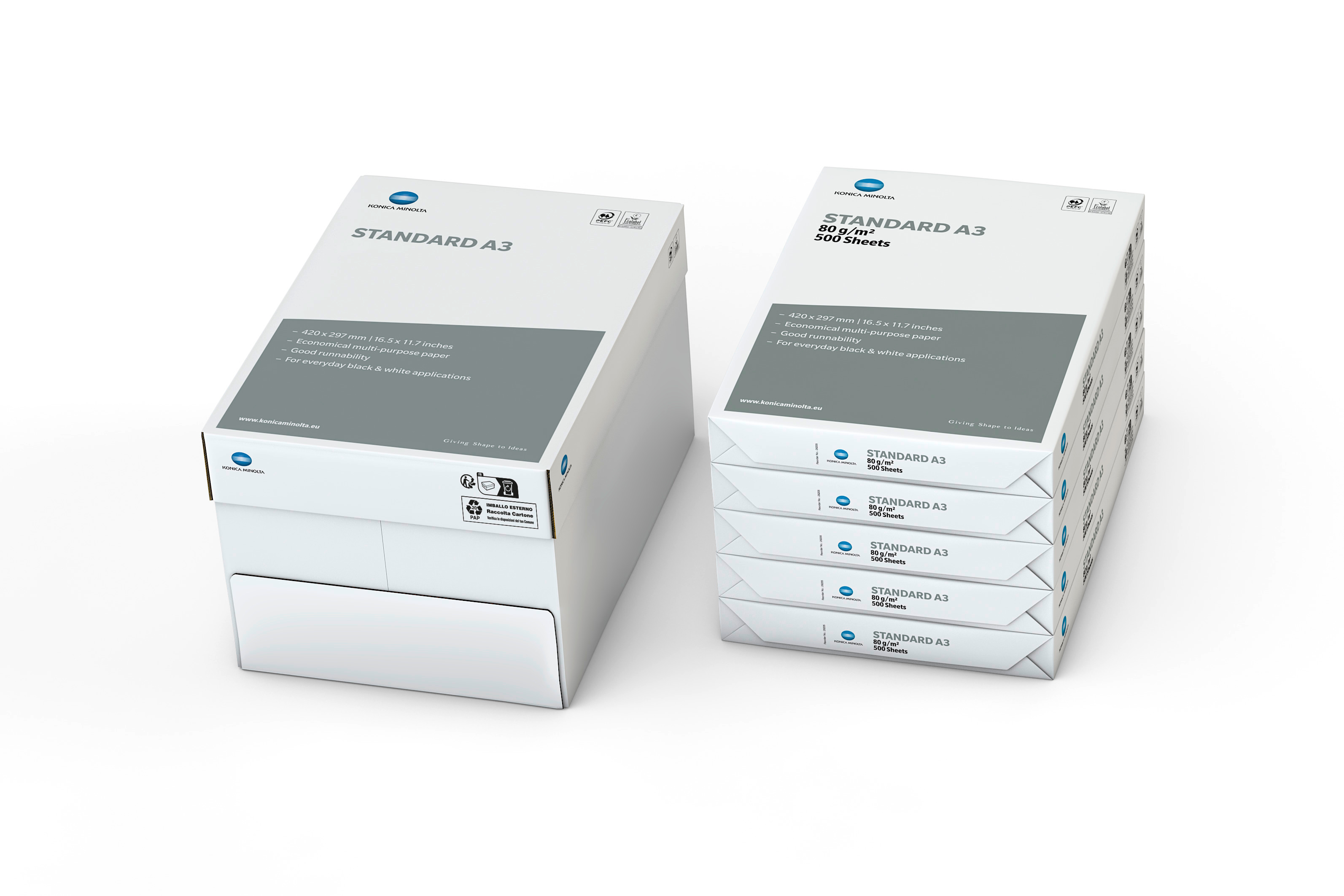 Standard A3 80g / 2.500 Blatt